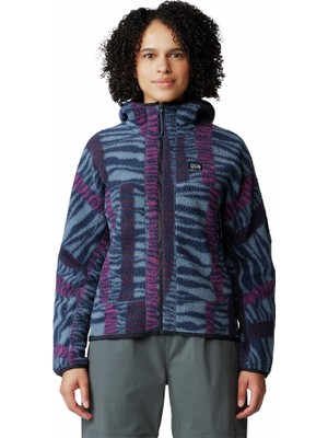 Mountain Hardwear Hicamp Printed Hoody Kadın Polar Üst