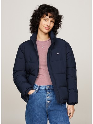 Tommy Jeans Lacivert Kadın Şişme Mont Tjw Essentıal Puffer Ext