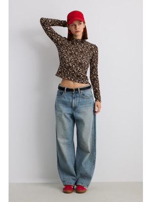 Babokah Dik Yaka Leopar Desen Üst