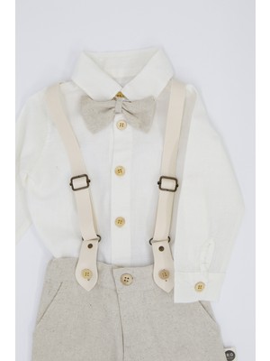 RG Brand Bebek Keten 4 Parça Salopet Seti