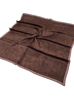 Aker Ipek Eşarp - 7208704-338 Kahve Büyük Boy Sura