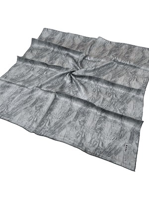 Aker Ipek Eşarp - 8924701-371 Koyu Gri Sura