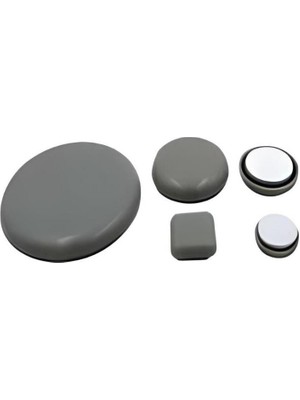 Sandalye Koltuk Keçesi Teflon Plastik Yapışkanlı 38 Mm.-8 Adet