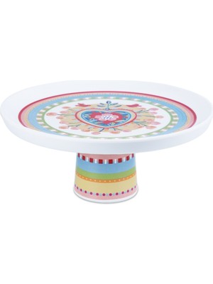 Baci Milano Mamma Mia Kalp Desenli Sunum Tabağı 21 cm x 7 cm