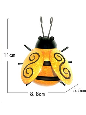 Yeajion Metal Dekoru Süslemeleri Asılı Heykeli Sarı (Yurt Dışından)