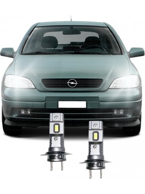 Fardoktoru Opel Astra G Led Xenon Kısa Far Ampulü Mini Led 2'Li Set H7 Aparat Gerekmez