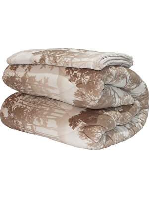 Merinos Comforter Yorgan Set Hera Bej Çift Kişilik 220x240 Cm