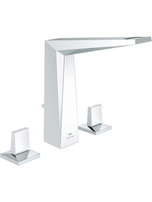Grohe Allure Brilliant 3 Delikli Lavabo Bataryası L-Boyut - 20627000