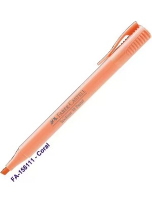 Faber-Castell Fosforlu Kalem 38 Pastel Somon (158111)