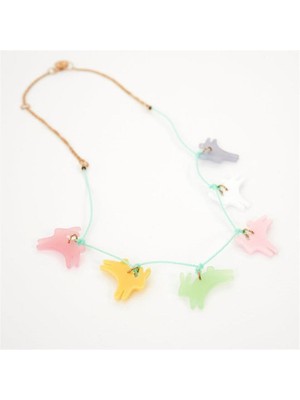 Meri Meri - Leaping Bunny Necklace - Tavşan Kolye