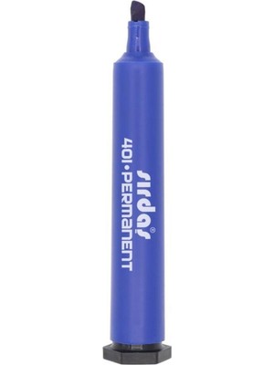 Permanent Marker Koli Kalemi 5mm Kesik Uç Mavi 12 Li 1072