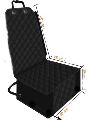 Be Actıve Kapitone Su Geçirmez ve Kaymaz Kedi Köpek Koltuk Kılıfı Evcil Hayvan Araç Ön Koltuk Kılıfı