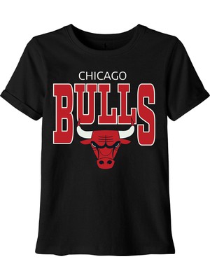 Chıcago Bulls Baskılı Erkek Çocuk T-Shırt