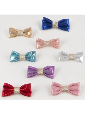 Meri Meri - Lurex Hair Bows - Parıltılı Kurdele Tokalar (8'li)