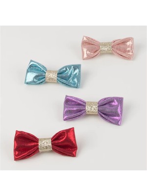 Meri Meri - Lurex Hair Bows - Parıltılı Kurdele Tokalar (8'li)