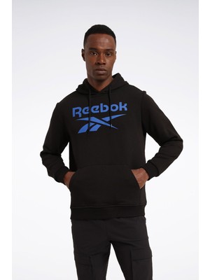 Reebok Rı Ft Big Logo Oth Hood Siyah Erkek Sweatshirt