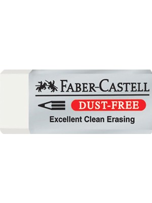 Faber-Castell 30 Parça Beyaz Silgi 187130 Dust Free Özelliği ile Temiz Silme Deneyimi Sunar