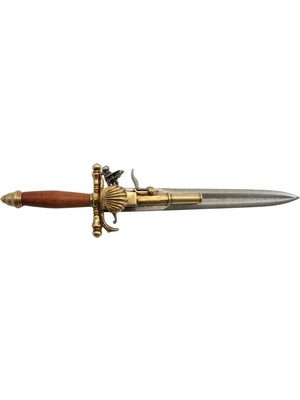 Denix Koleksiyon Flintlock Pirate Pistol 18TH France 38 Cm