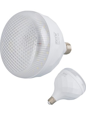 Zmr ZMR-113/B.65 50W Kristal Camlı T-Bulb Beyaz LED Ampul E27 6500K (15X19MM)