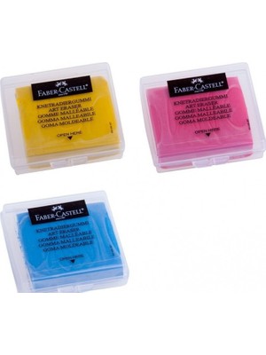 Faber-Castell 7321 Renkli Hamur Silgi Plastik Kutu 127321