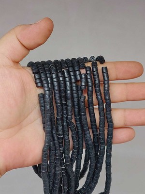 Yaşam Tohumu Hindistan Cevizi Kabuğu Ahşap Dizi Silindir Kesim 3*5mm (53046)