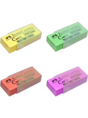 Faber-Castell Silgi Candy Pvc Free Kılıflı Pastel