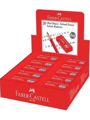 Faber-Castell Okul Silgisi 20'li 187222