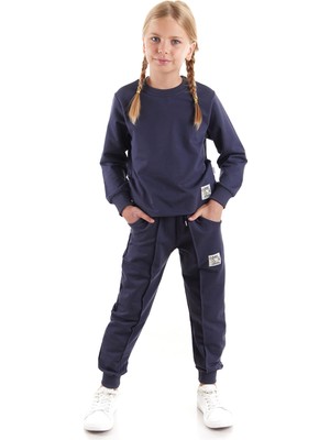 Ahengim Füme Renkli Kız Çocuk Back To School Pamuklu Eşofman Takımı 13 Yaş Konfor ve Stil Sunuyor