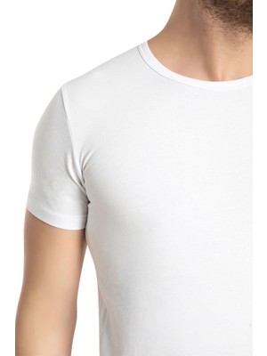 Bross Erkek Pamuklu 3lü T-Shirt/fanila 1041 ONL-02611