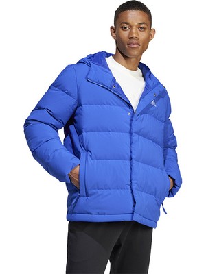 adidas Erkek Helionic Hooded Down Mont Mavi Mont IZ4700