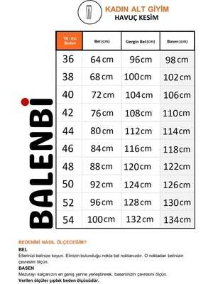 Balenbi Havuç Paça Yüksek Bel Likralı Dokuma Kadın Pantolon 1005