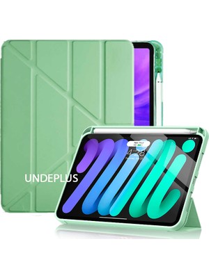 MobaxAksesuar Apple iPad Air 5 10.9" 2022 M1 Kılıf Kalem Bölmeli Trifolding Case A2589 A2591