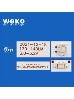 Wkset WKSET-5844 36577X2 DLED31.5MXY 2x7 1001 315M2 2 Adet LED Bar