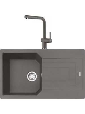 Franke Urban Ubg 611-86 Stone Grey Granit Evye Active Plus Doccia 2.0 Batarya Set