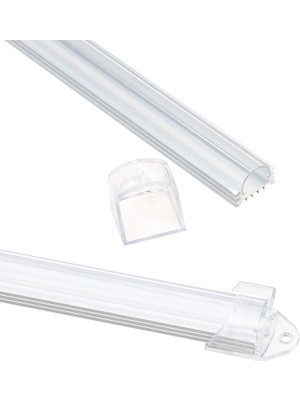 Powermaster 1 Metre Neon Şeffaf Alüminyum Kasa