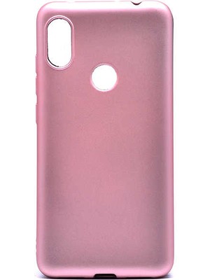 noktaks - Xiaomi Redmi Note 6 Pro - Kılıf Mat Soft Premier Silikon Kapak - Saks Mavi - T6623