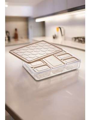 Biedda 8 Parça Piknik-Kahvaltı Taze Gıda Saklama Kabı- Ev-Mutfak-Ofis ve Kamp Organizer