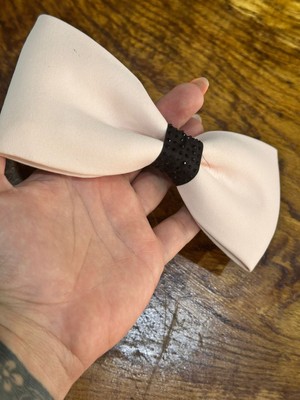 Gönülden Tasarım 18 x 8 cm Toz Pembe Fiyonk Dikiş Giyim Aksesuarı