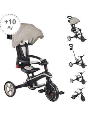 Globber Explorer 4in1 Katlanabilir Bisiklet - Koyu Bej