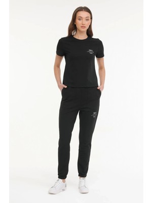 Lumberjack Wb Anna 22CT1170 4fx Siyah Kadın Eşofman Altı A10153230708010