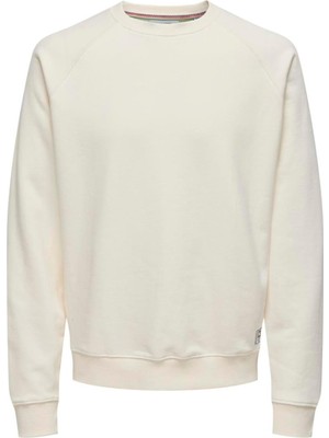 Onsmıchı Lıfe Reg Crew Neck Sweat Krem 22030618