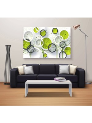 Narnuga Teknoo- Dekoratif Baskı Özel Tasarım Dikdödrtgen Kanvas Tablo 1396