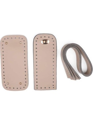 Simisso Deri Çanta Yapımı 4 Lü Bej