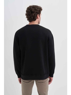 Cazador Erkek Sweatshirt Siyah 5229