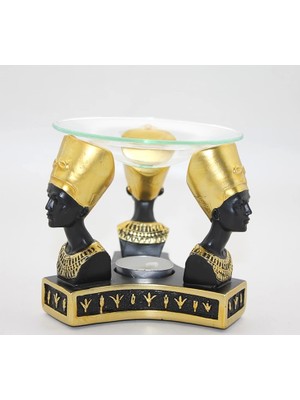 Mazsay Polyester Nefertiti Buhurdanlık ALK2983