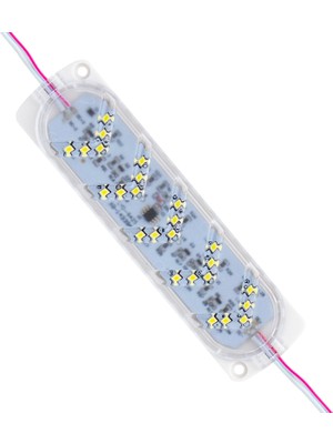 Caddemia Modül LED 12V 3.6W Soğuk Beyaz Flaşlı Yanıp Sönen 14339-2835 (4434)