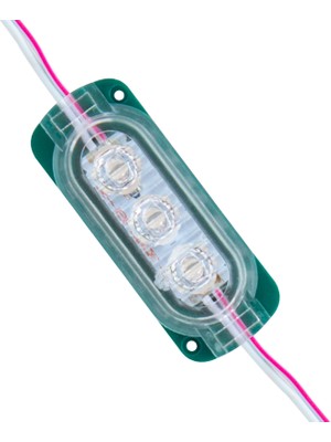 Caddemia Modül LED 12V 0.6W Yeşil 2835 65 x 25MM IP65 120LM 160 Derece (4434)