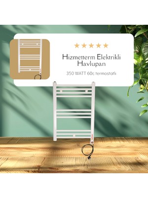 Hizmetterm Elektrikli Havlupan 50X70 Beyaz