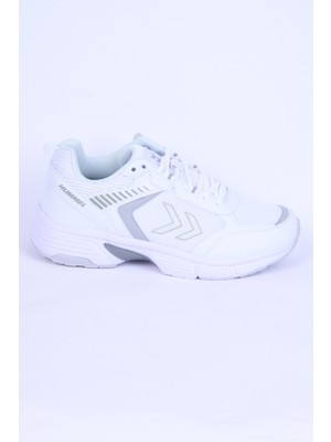 Hummel 900362-9001 Pera Suni Deri Fileli Faylon Taban Rahat Esnek Hafif Beyaz Günlük Unisex Spor Ayakkabı