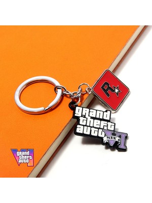 Gta Vı Anahtarlık | Oyuncular Için Mükemmel Hediye | Grand Theft Auto